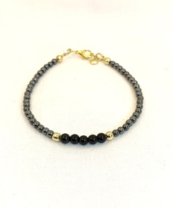 Bratara cu Onix si Hematite 2 - Img 2