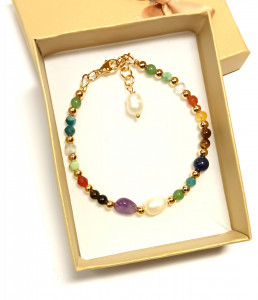 Bratara zodia Sagetator, accesorii aurii - Img 3