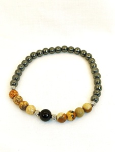 Bratara Hematite, Jasp si Onix - Img 1