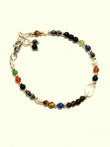 Bratara zodia Capricorn, accesorii argintii - Img 2