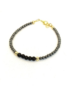 Bratara cu Onix si Hematite 2 - Img 1