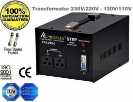 Transformator 220V la 110V 1500W Proflex® electronice din USA
