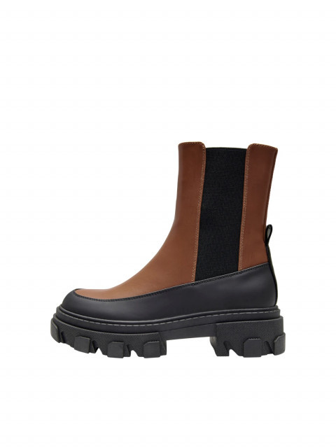 Only Cognac Chunky Boot