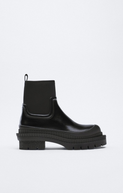 ZRA LugAnkleBoots