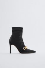 Zara Ankle Boots With Chain - Img 1