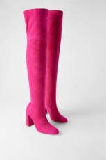 ZRA PinkLongBootsBoots - Img 2