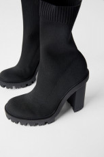 Zara FabricPlatformAnkleBoots - Img 3