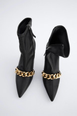 Zara Ankle Boots With Chain - Img 3