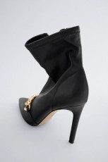 Zara Ankle Boots With Chain - Img 4
