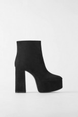 Zara Platform Heels Botin - Img 1