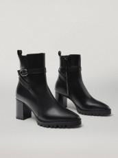 MASSIMO DUTTI Botine Tacon Hebilla Piso - Img 7