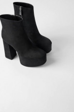 Zara Platform Heels Botin - Img 2