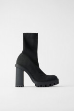 Botine FabricPlatformAnkleBoots