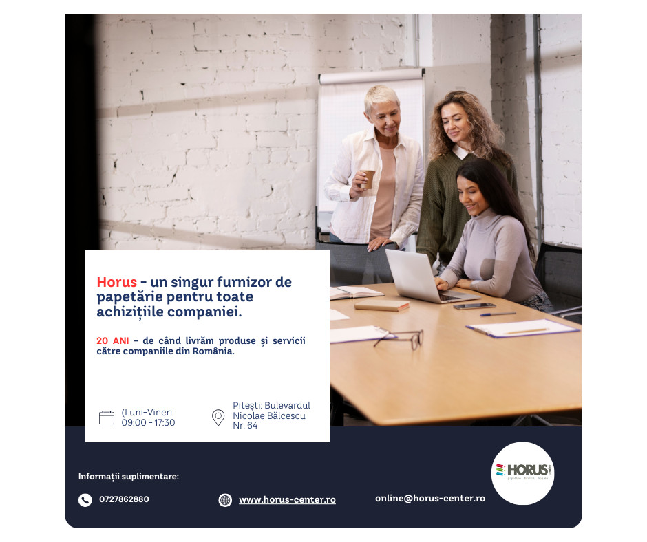 E-factura și Eficiența în B2B: Horus, Partenerul Tău de Încredere în Achizițiile de Papetărie