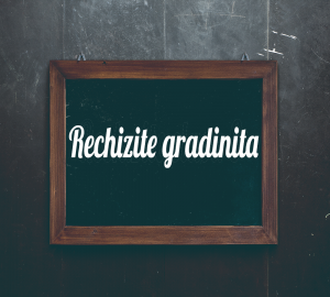 Necesar rechizite GRADINITA