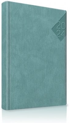 Agenda datata 2024 RO A5, 352 pagini, coperta din piele sintetica, Premium Deluxe Polignano