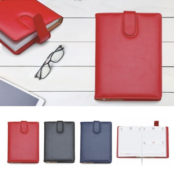 Agendă de lux cu clapă magnetică Riga, 15 x 21 cm