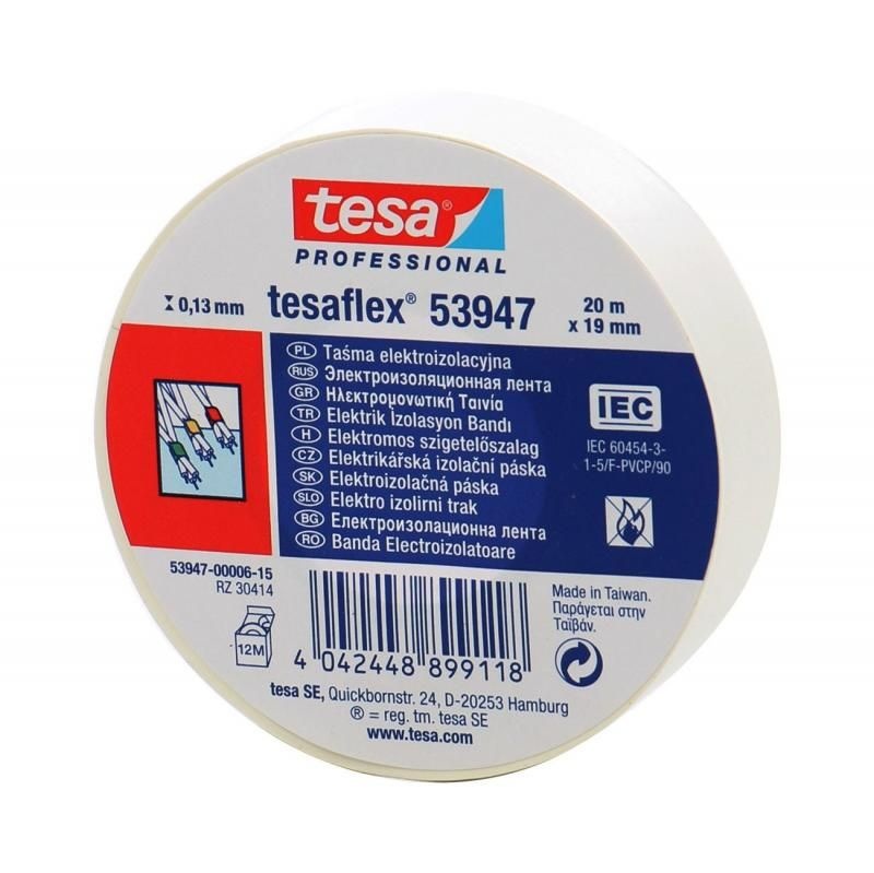 Bandă adezivă electroizolatoare Tesa, 19mm x 20m