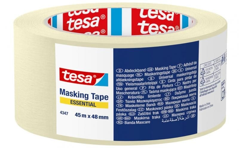 Bandă adezivă mascare Tesa, 48mm x 45m
