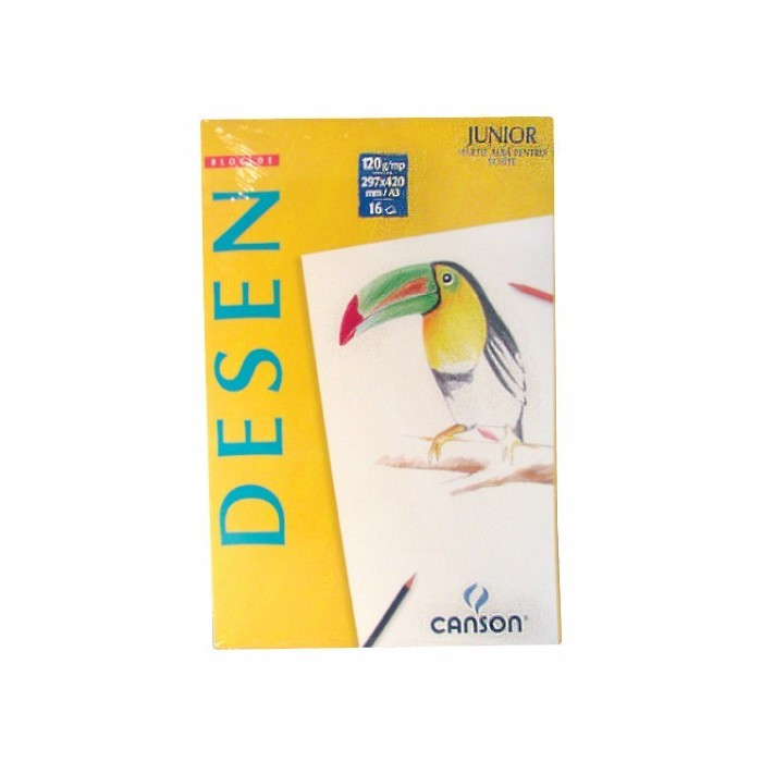 Bloc desen A3 120g, 16 file Canson