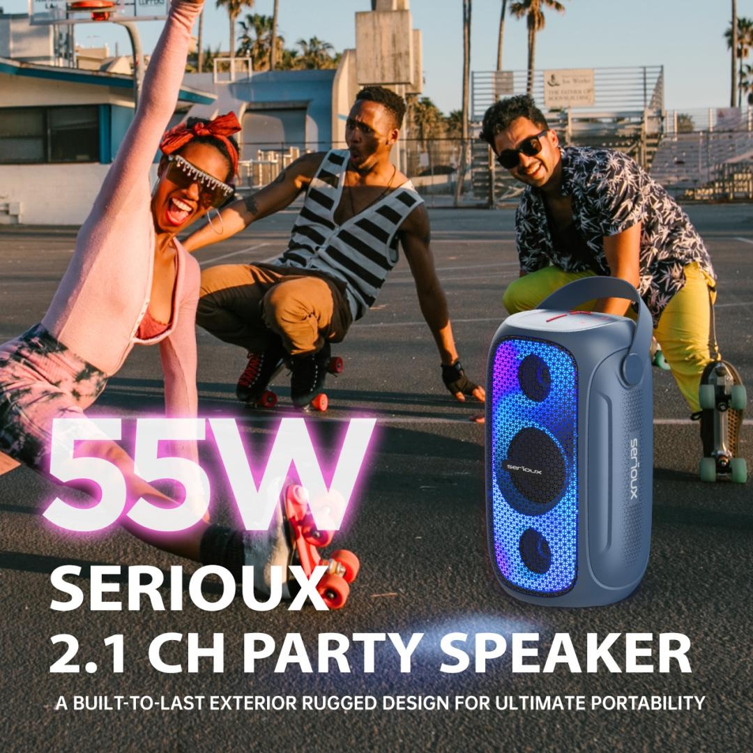 BOXA PORTABILA SERIOUX PARTYBOOM 55W - 2 | YEO