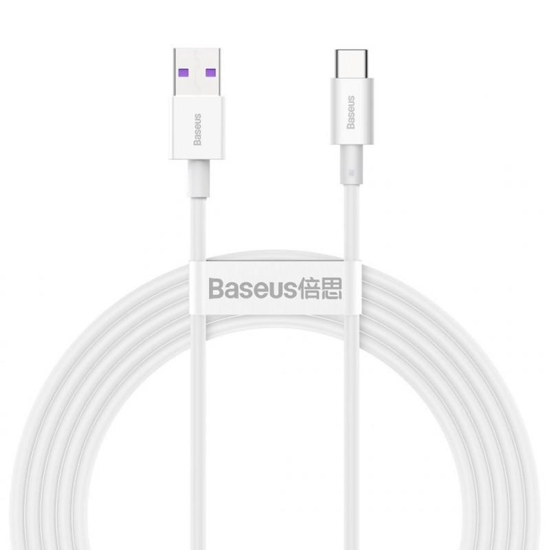 Cablu Baseus Superior Fastcharge 2m, alb - 4 | YEO