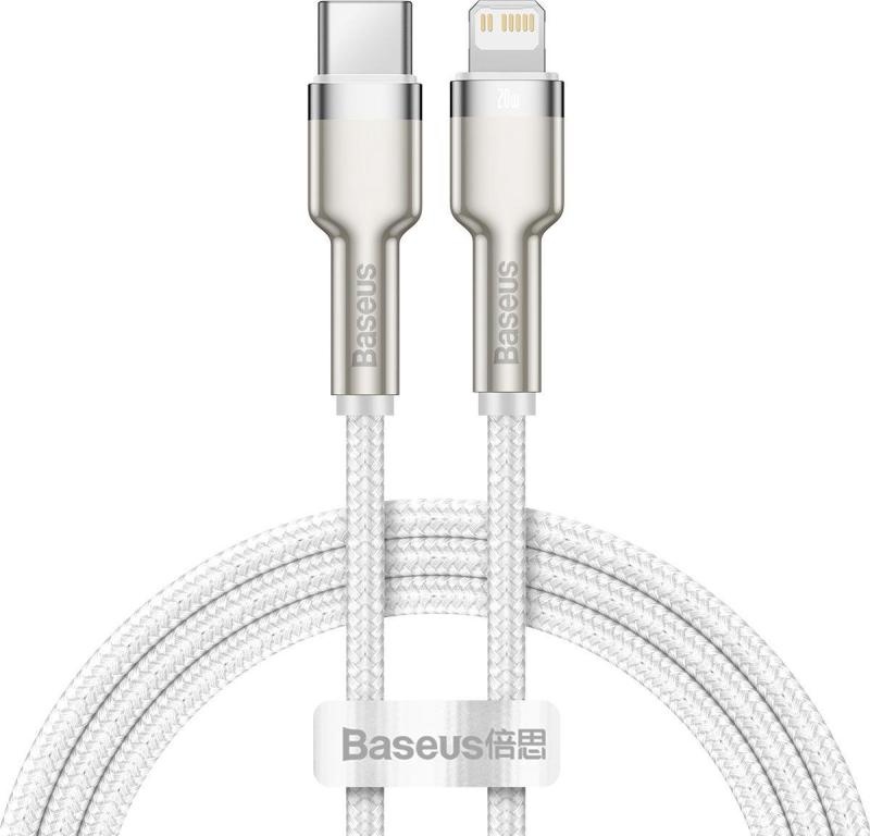 Cablu Baseus Type-C la Lightning 1m alb - 4 | YEO