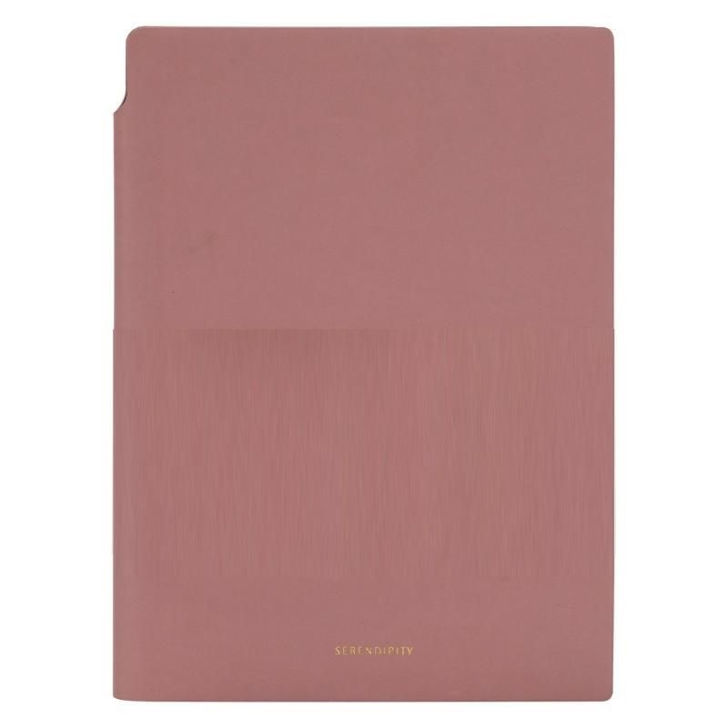 Caiet birou Deli, A5, 112 file, dictando, copertă piele, 80 g/mp - 1 | YEO