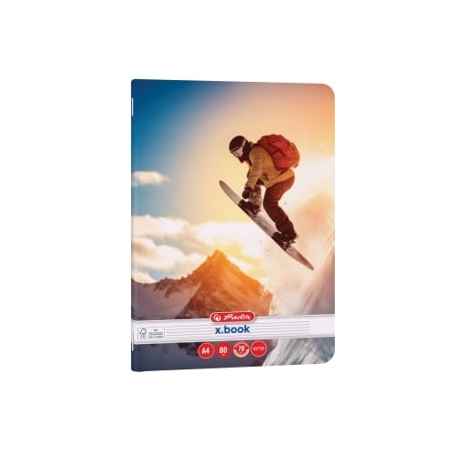 Caiet Herlitz motiv Extreme, A4, 80 file, dictando - 1 | YEO
