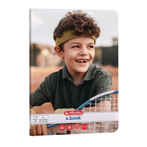 Caiet Herlitz motiv Sports, A5, 48 file, dictando - 1 | YEO