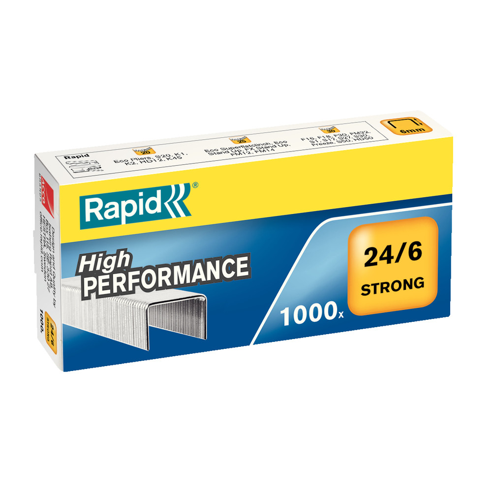 Capse 24/6, 1000buc/cut, RAPID Strong
