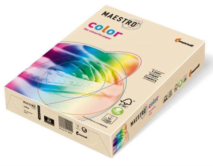 Carton color pentru copiator Maestro A4, 160g, 250/top - 1 | YEO