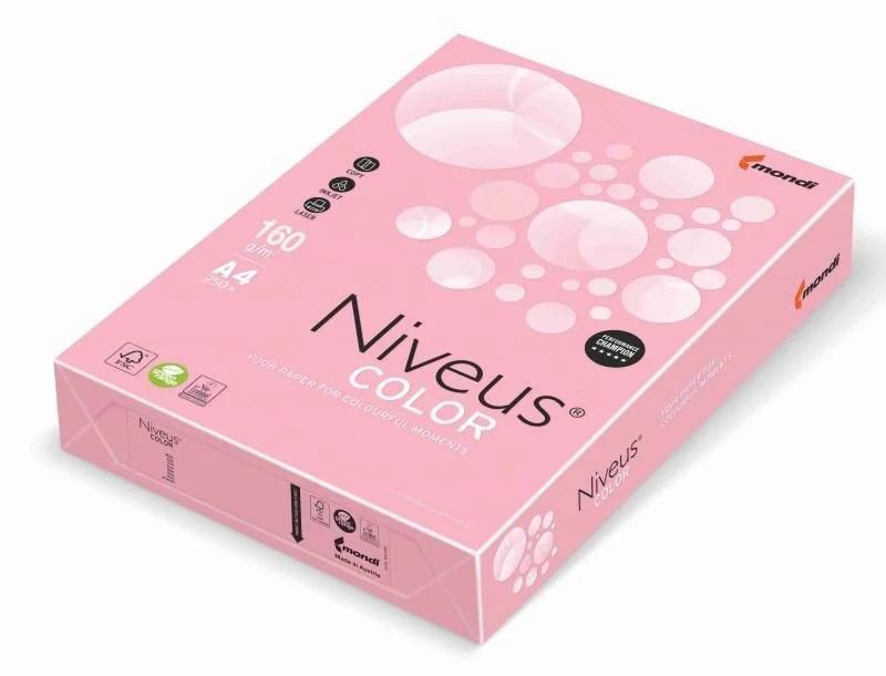 Carton color pentru copiator Niveus A4, 160g, 250/top - 1 | YEO