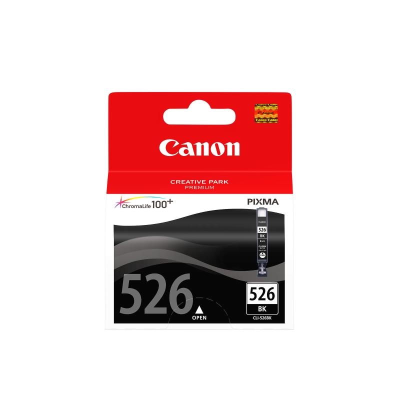 Cartus cerneala Canon CLI-526BK, black, pentru Canon Pixma IP4850, Pixma IP4950, Pixma IX6550, Pixma - 1 | YEO