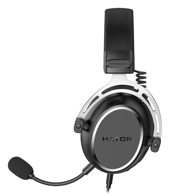 Casti cu fir Hator Hypergang 3, negru - 3 | YEO