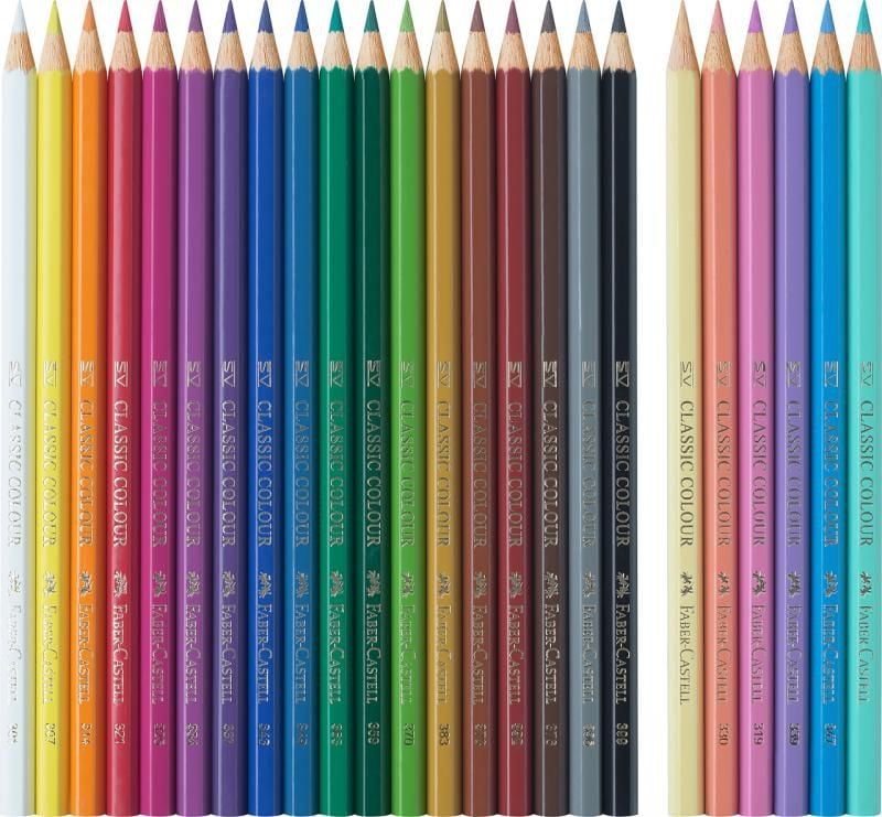 CREIOANE COLORATE 18+6 CULORI UNICORNI FABER-CASTELL - 1 | YEO