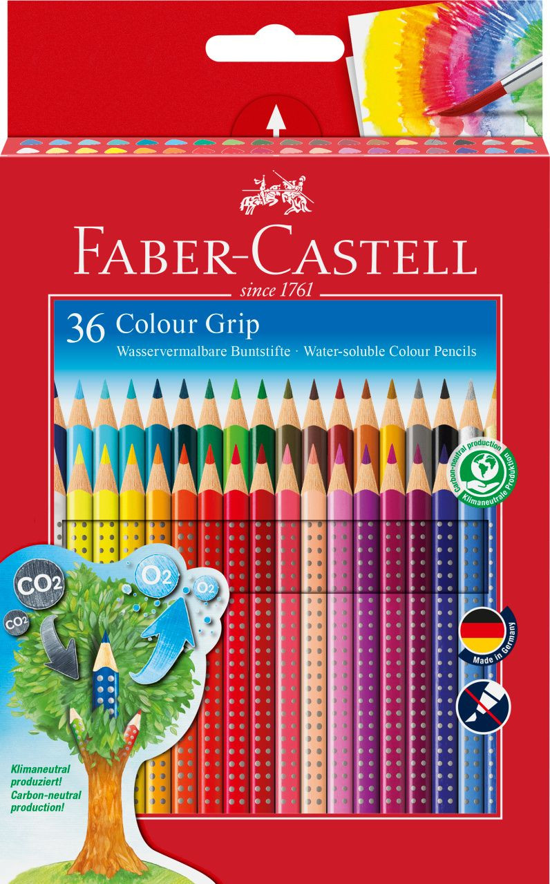 CREIOANE COLORATE 36 CULORI GRIP 2001 FABER-CASTELL