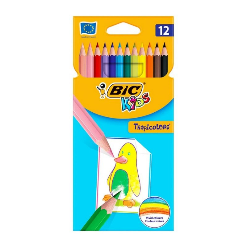 Culori BIC 12/set mari TROPICOLOR