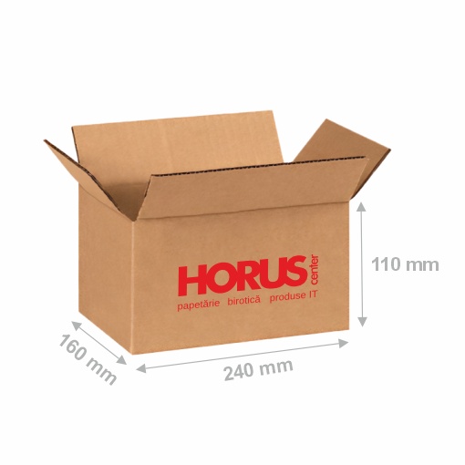 Cutie carton dreaptă 360 GR CO3 (240x160x110mm) - 1 | YEO