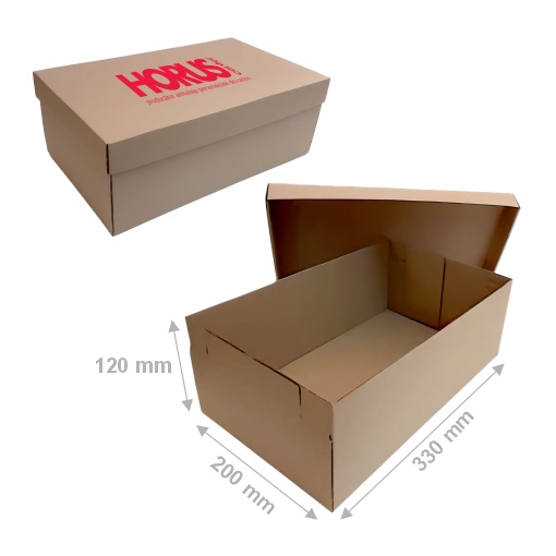 Cutie carton pentru pantofi, 330x200x120 mm - 1 | YEO