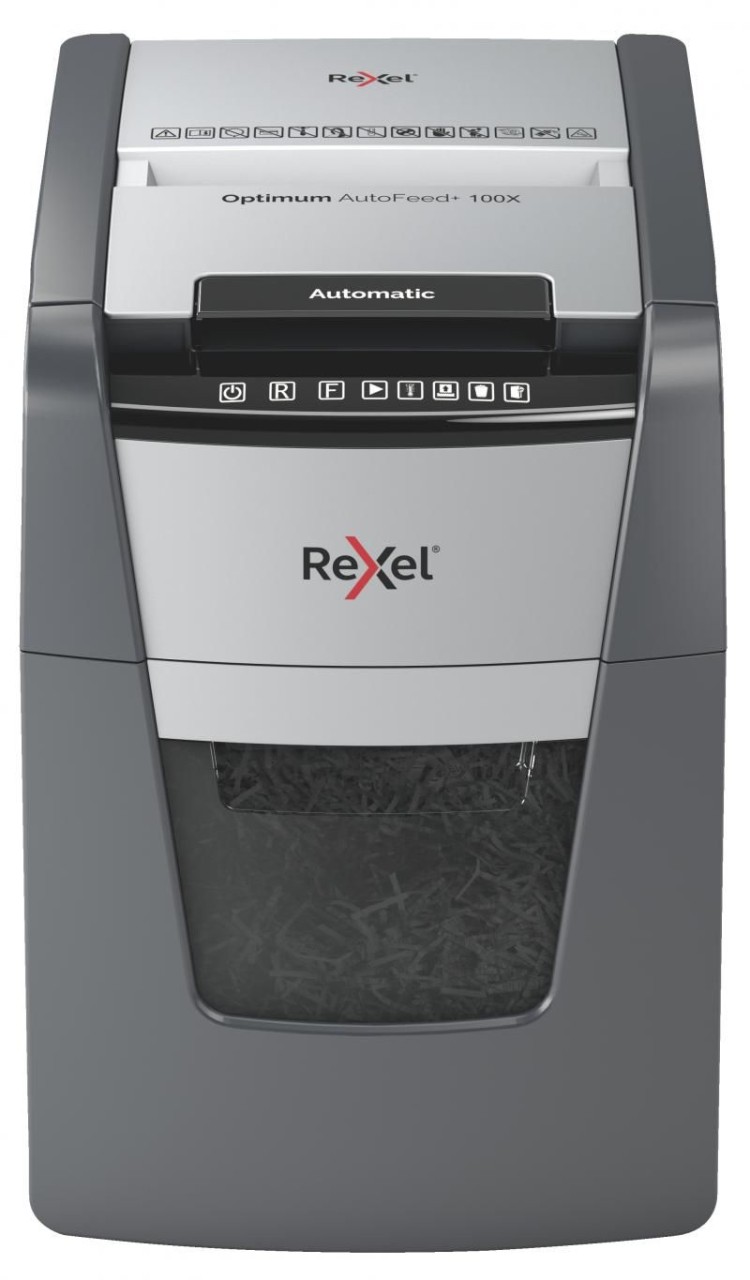 Distrugator Automat Optimum 100x P4 Cross Cut 100 Coli Rexel