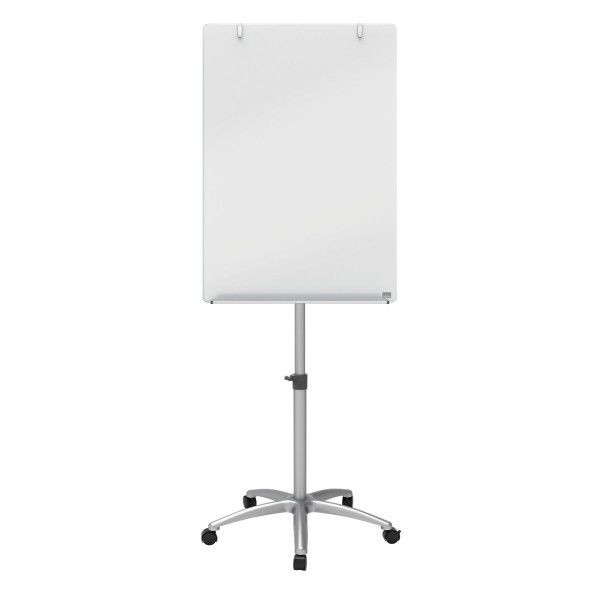 Flipchart magnetic din sticlă mobil Nobo Diamond