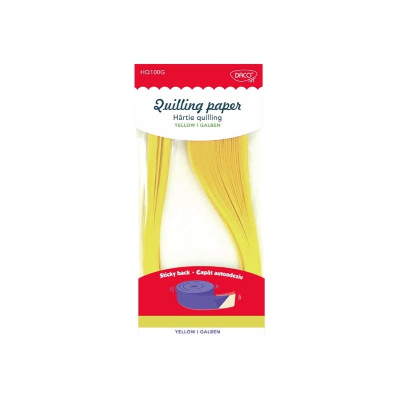 Hartie quilling 42.5x0.5 cm 100/set Daco - 2 | YEO