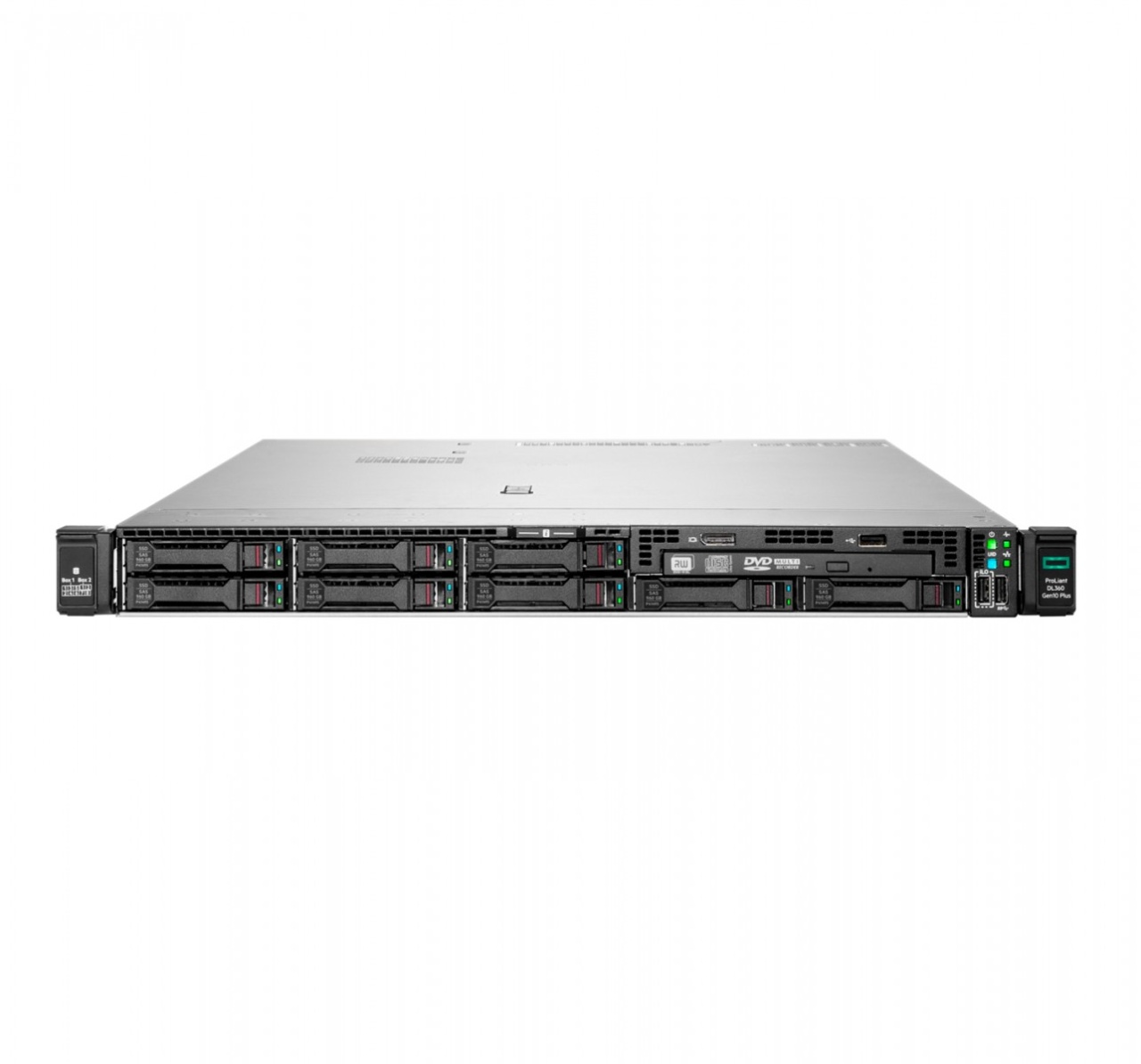 HPE ProLiant DL360 Gen10 Plus 4314 2.4GHz 16-core 1P 32GB-R MR416i-a NC 8SFF 800W PS EU Server - 1 | YEO