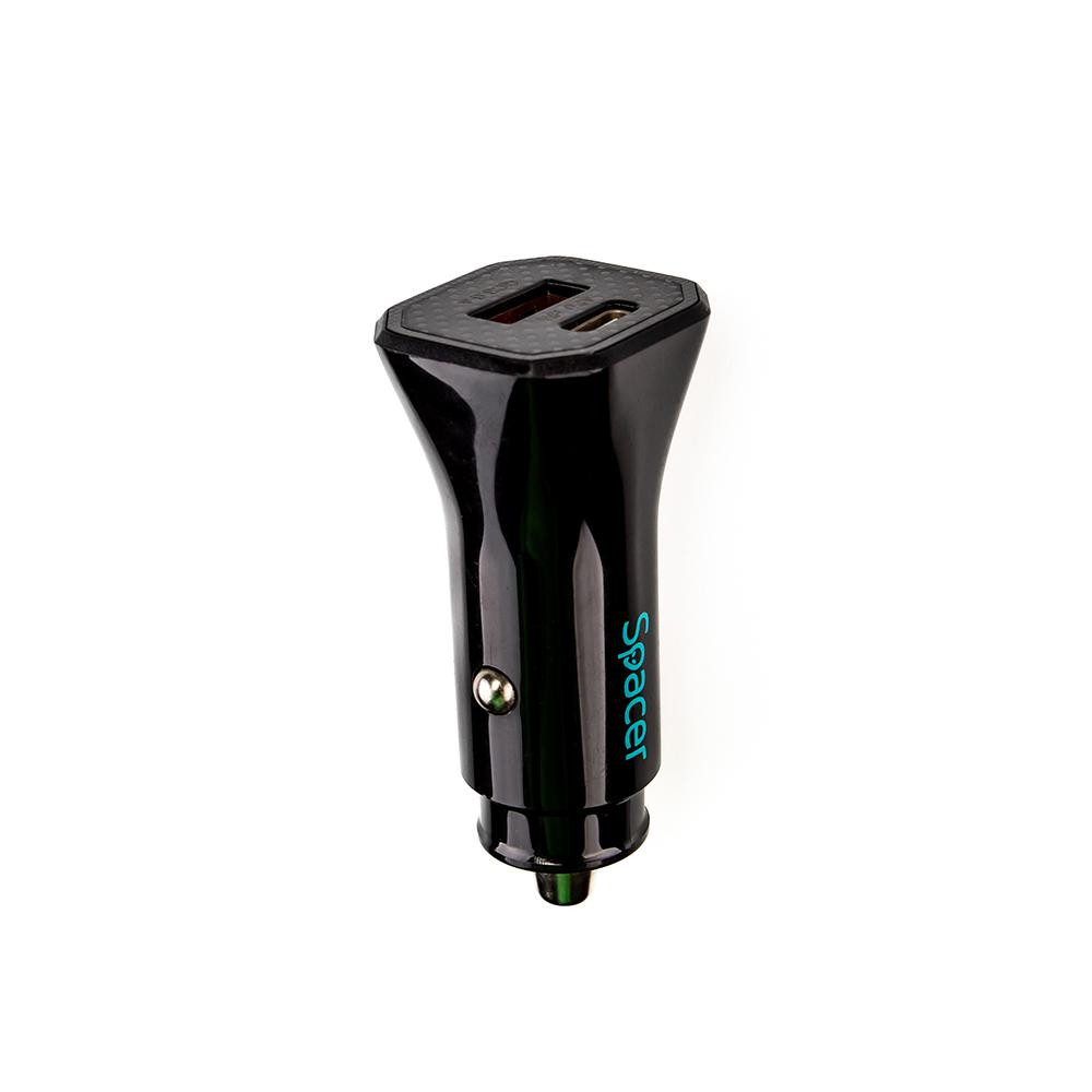 Incarcator auto Spacer Fast Charge 12W - 1 | YEO
