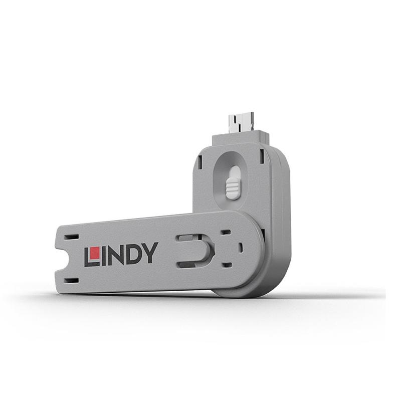 Lindy USB Type A Port Blocker Key, alb - 4 | YEO