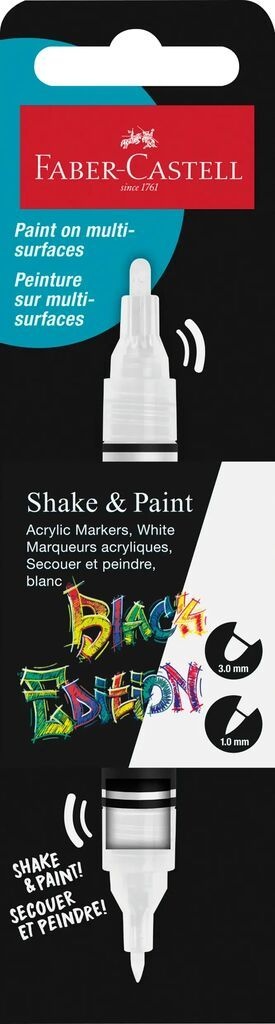 Marker acrilic Faber-castell Shake&paint