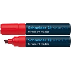 Marker permanent Schneider Maxx 250, vârf tesit 2+7mm - 1 | YEO
