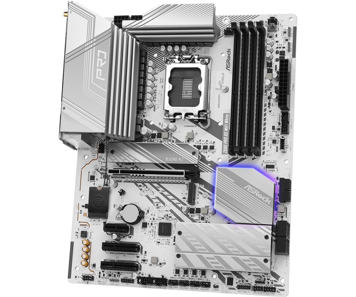 MB Asrock Z890 PRO RS WIFI WHITE LGA1851 - 4 | YEO