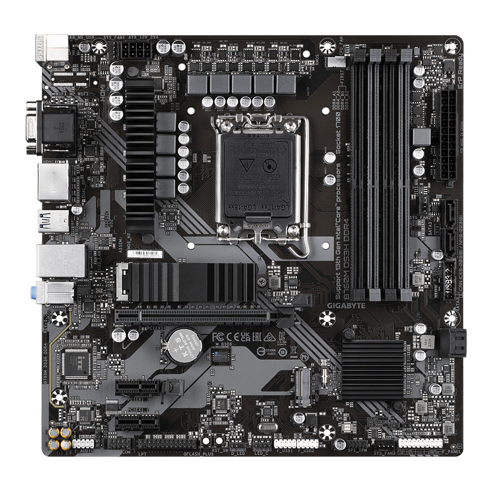 MB GB B760M DS3H DDR4 LGA1700 DDR4 - 1 | YEO
